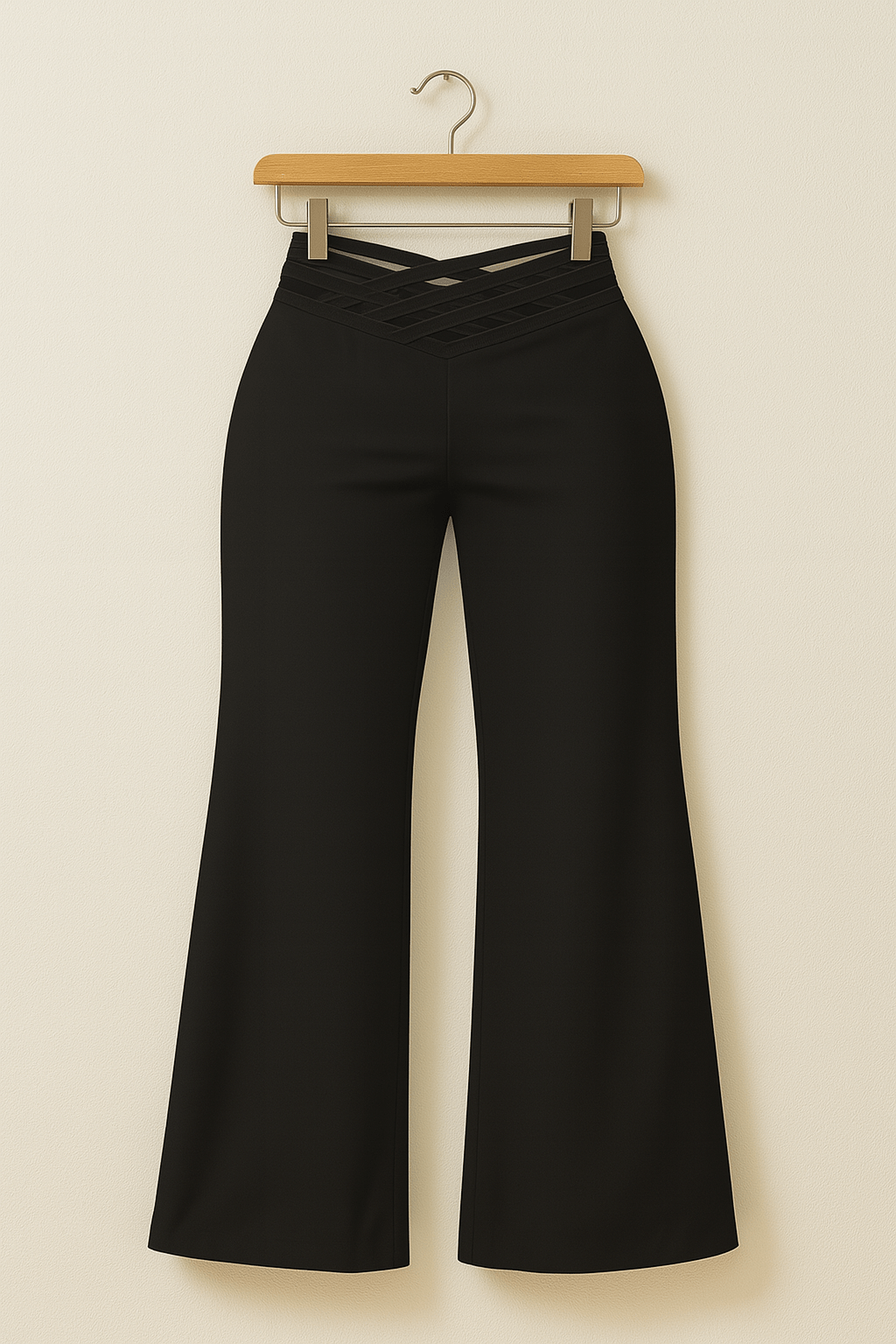 Beatrix Schlaghose mit hohem Bund 3