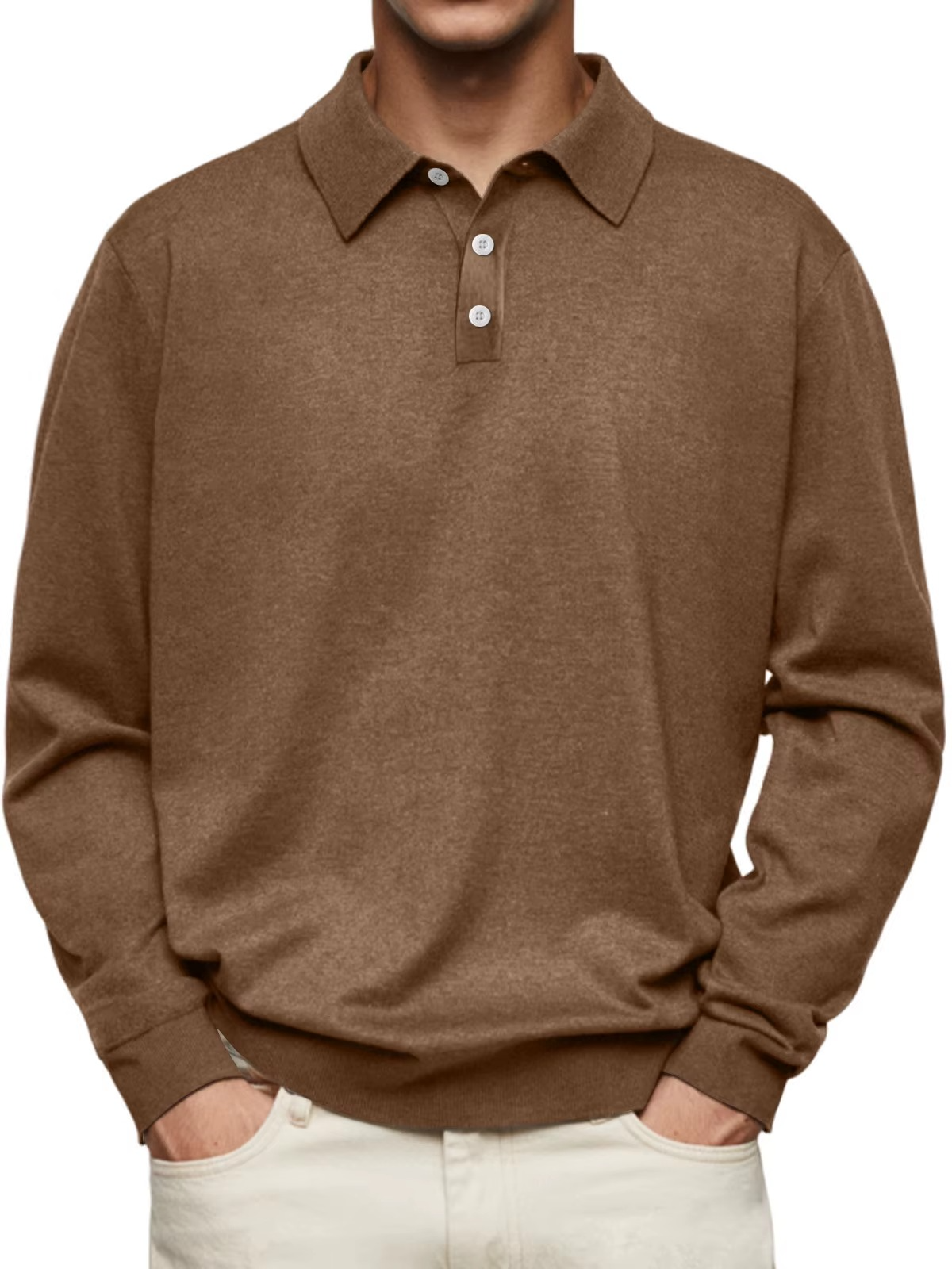Poloshirt Herren Langarm | Knitterfrei & Formstabil 5