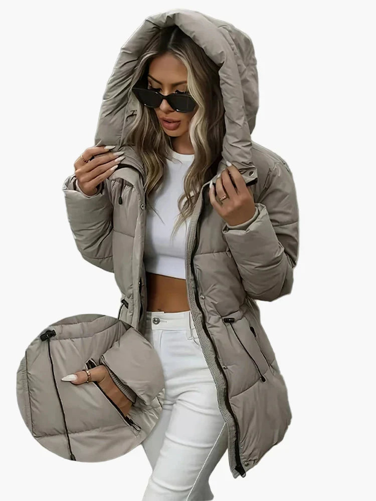 Steppjacke Damen | Taillierter Schnitt & Kapuze 7