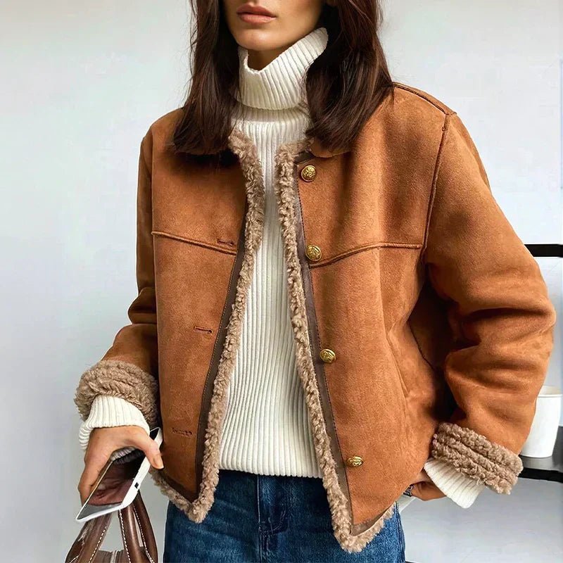 Sherpa Jacke Damen | Kuschelig Warm & Zeitlos