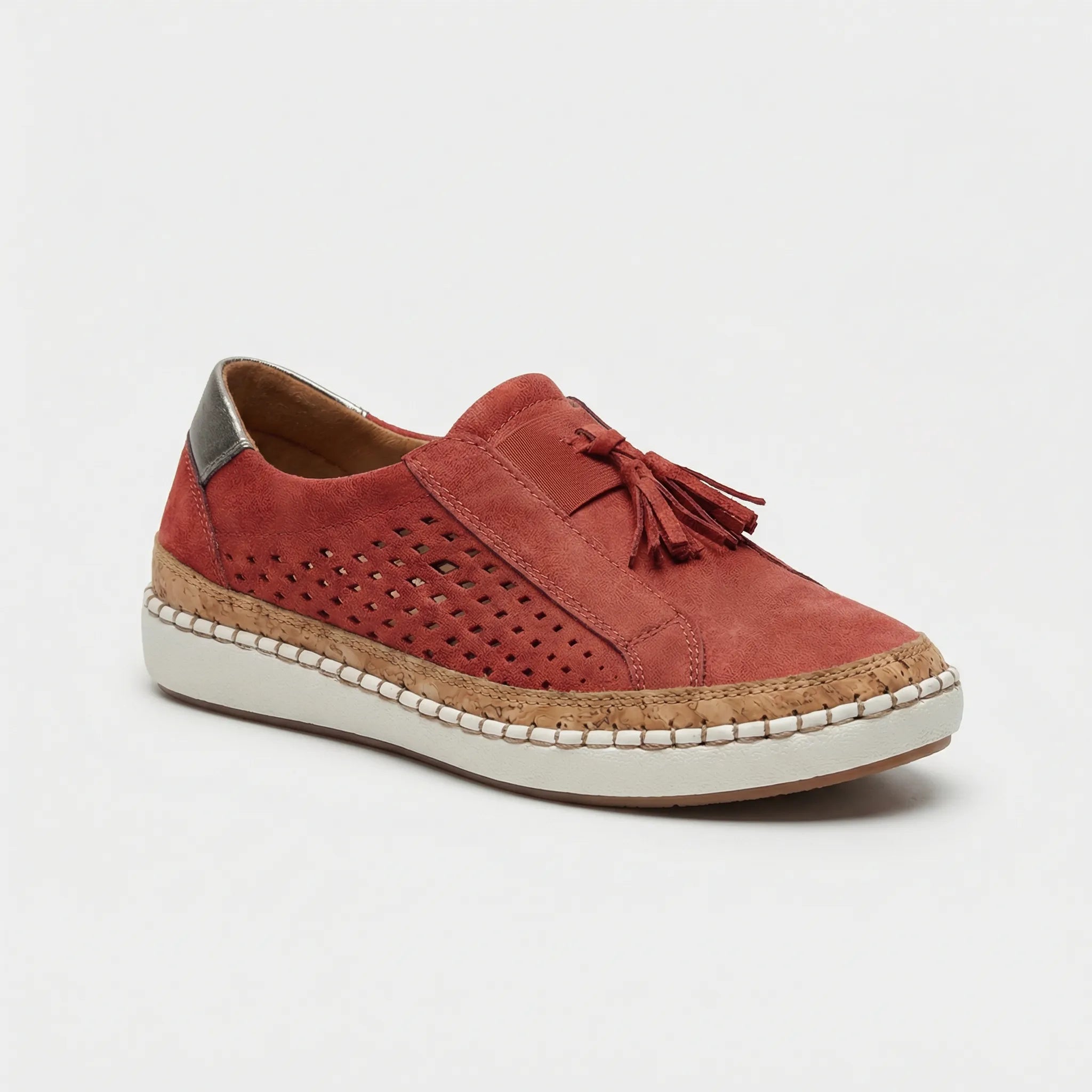 Slip On Schuhe Damen | Perforiertes Design & Komfort-Sohle