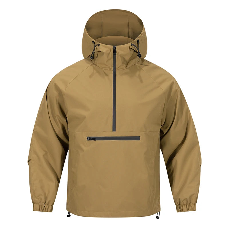 Softshell Jacke Herren mit Kapuze | Anorak-Style & Sichere Reißverschluss-Tasche