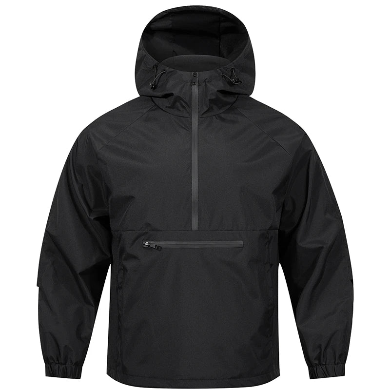 Softshell Jacke Herren mit Kapuze | Anorak-Style & Sichere Reißverschluss-Tasche