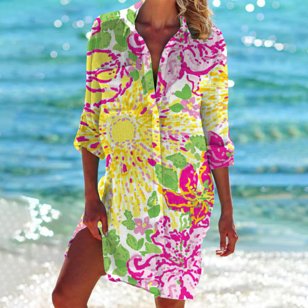 Sommer Shirt Damen | Tie-Dye Print & Lässig