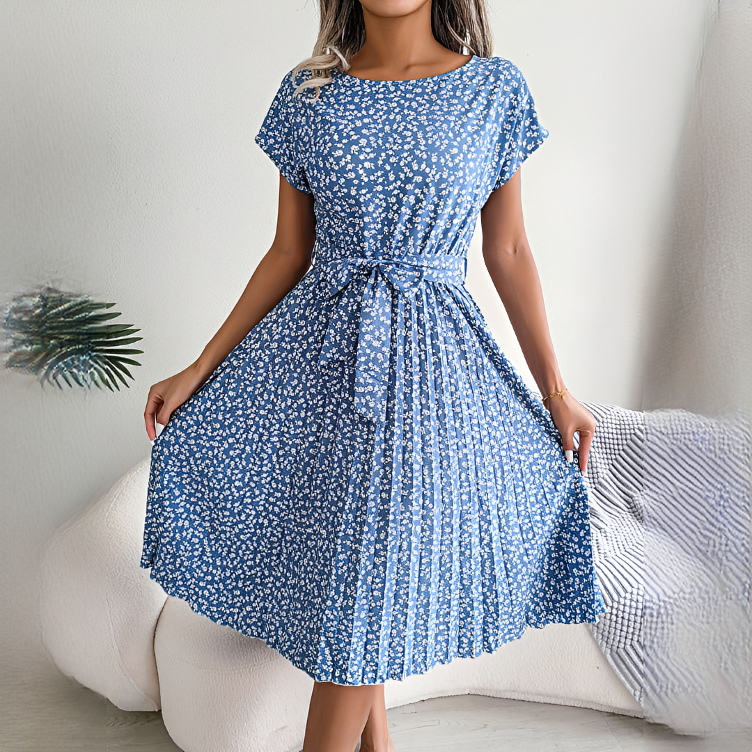 Lyka - Trendiges Sommerkleid mit kurzen Ärmeln für Damen 3