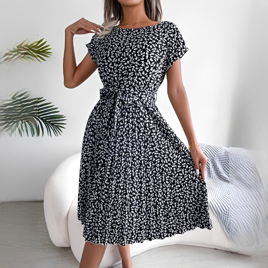 Lyka - Trendiges Sommerkleid mit kurzen Ärmeln für Damen 6