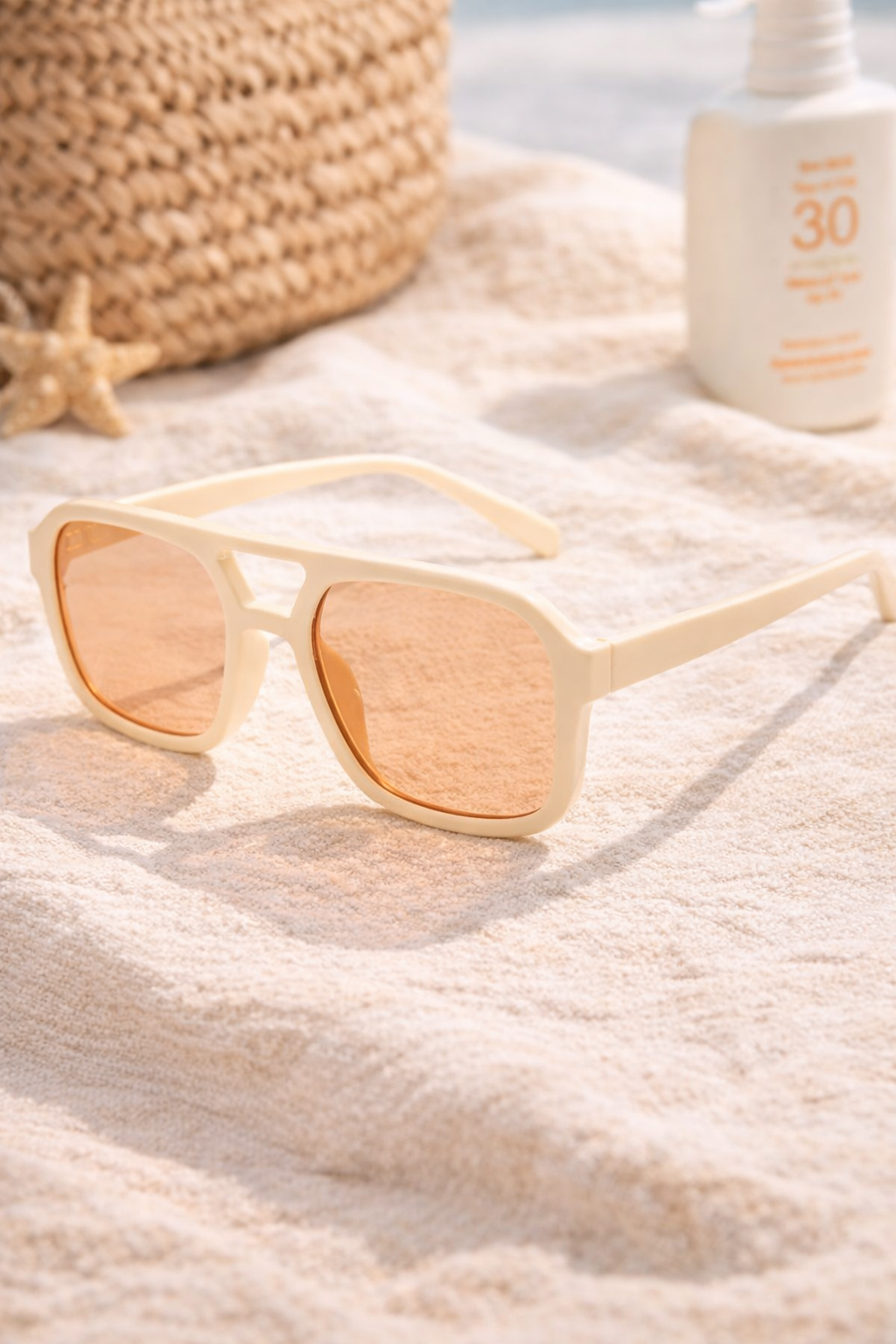 Sonnenbrille Unisex | UV-Schutz & Rechteckiger Vintage-Look