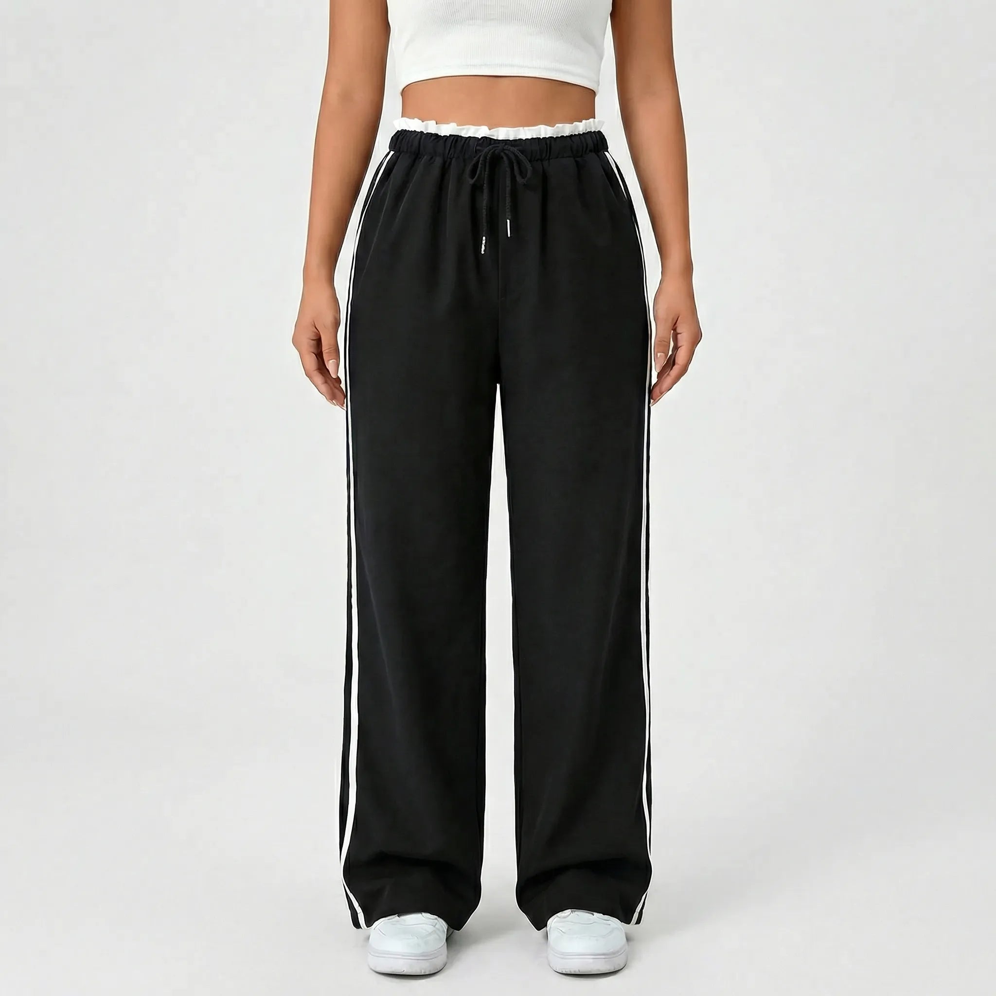 Sporthose Damen | Weites Bein & Kordelzug für Komfort