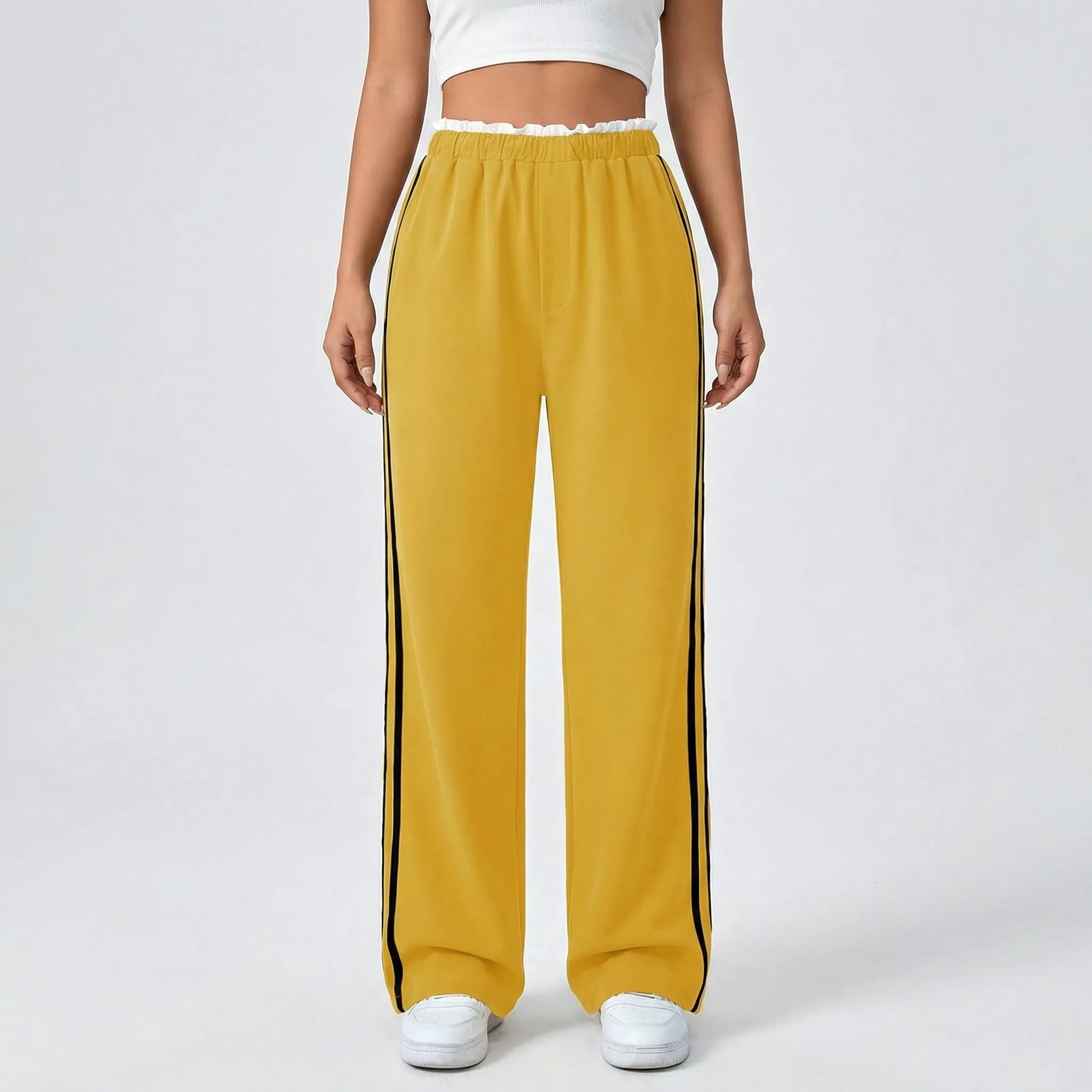 Sporthose Damen | Weites Bein & Kordelzug für Komfort