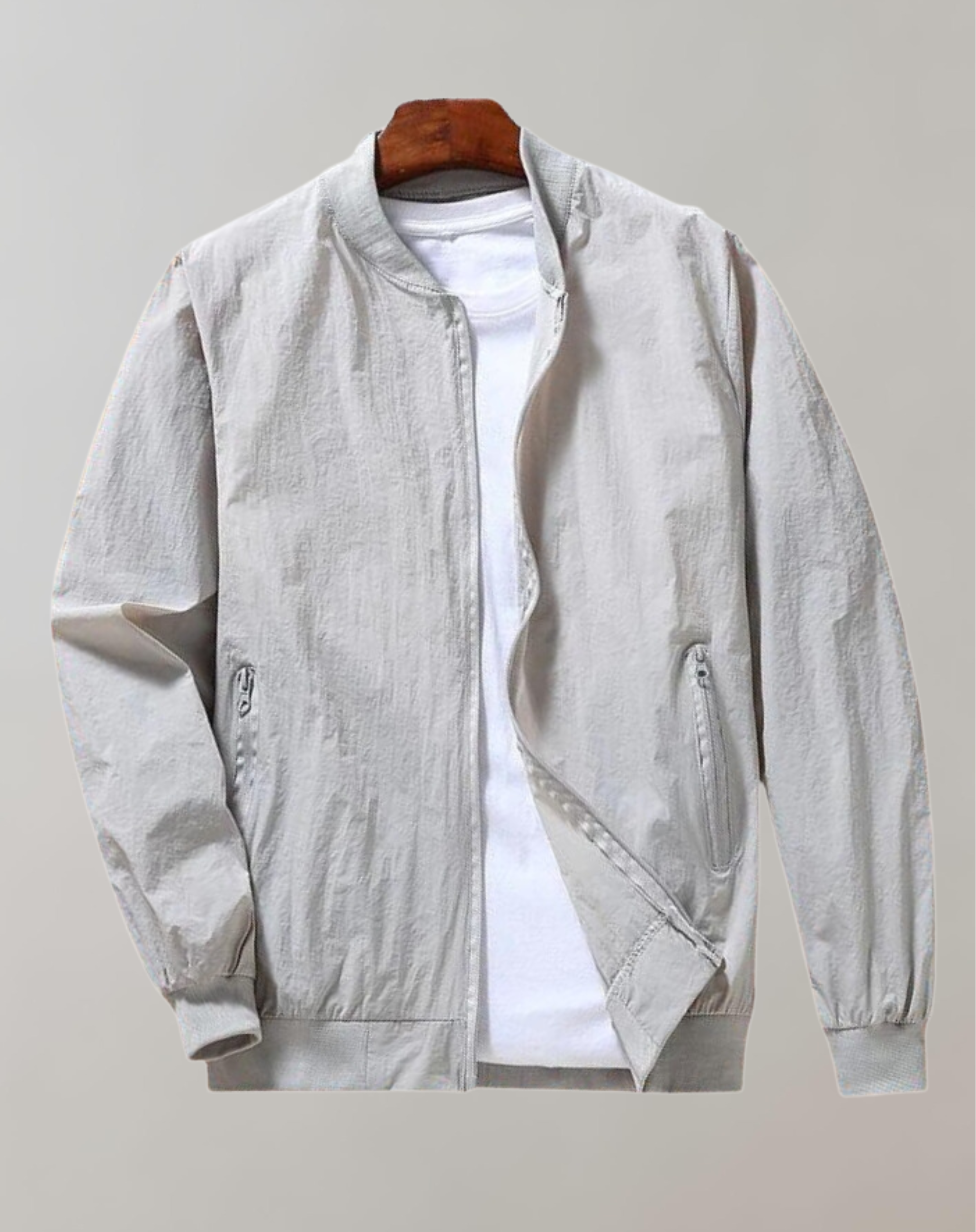 Sportliche Bomberjacke mit Stehkragen 0
