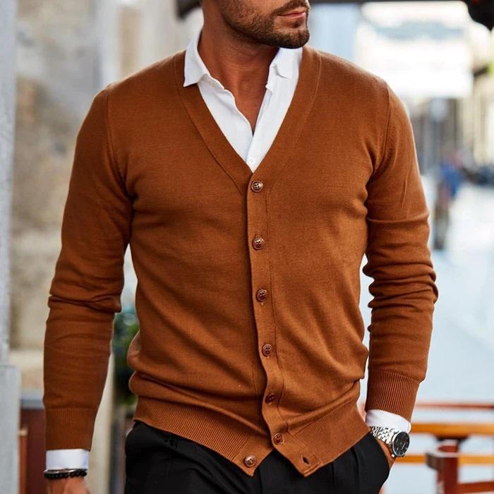 Stef Vest | Lässige Strickjacke für Männer 1
