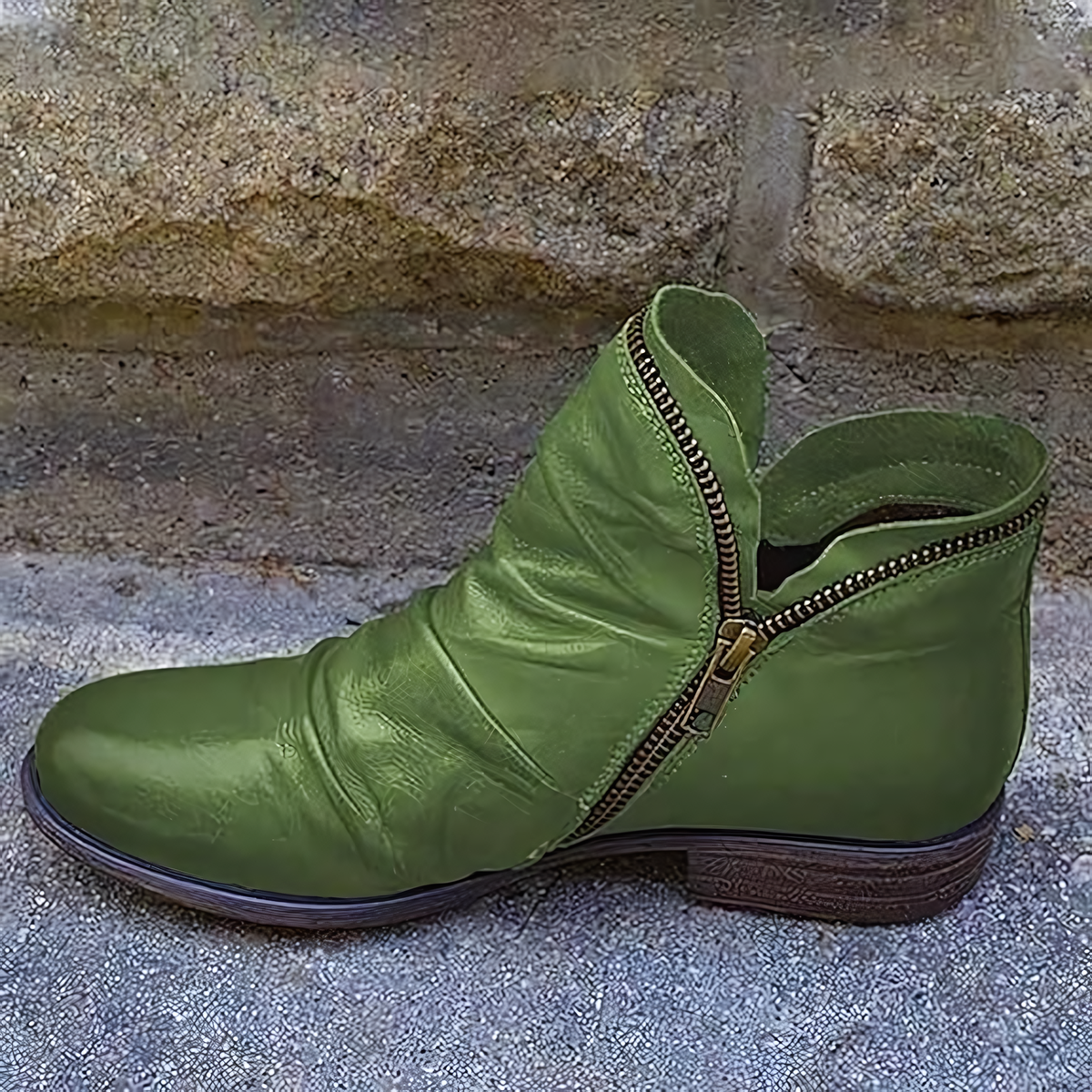 Stiefeletten Damen | Seitlicher Reißverschluss & Bequem