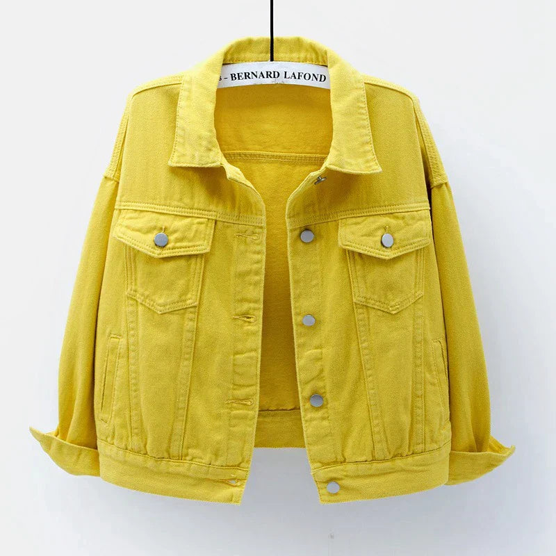Stilvolle Jeansjacke Für Damen | Langarm 9