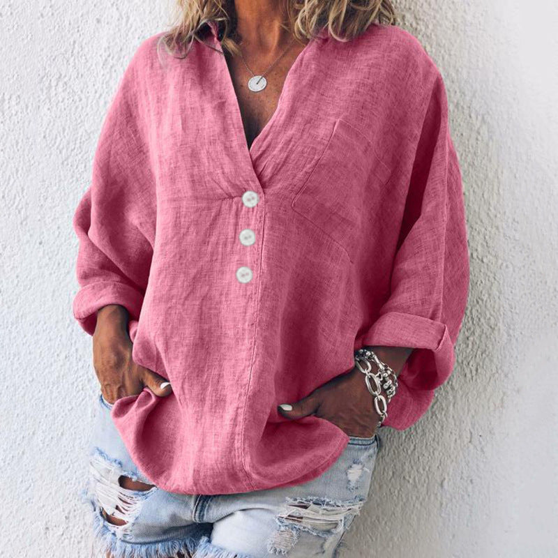 Stilvoller Baumwoll-Leinen-Pullover