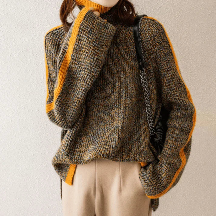 Stilvoller Rollkragenpullover