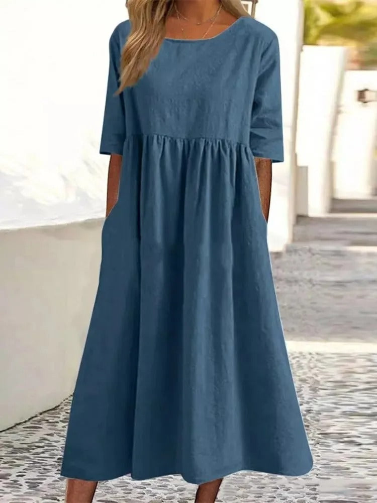 Stilvolles Midi-Kleid