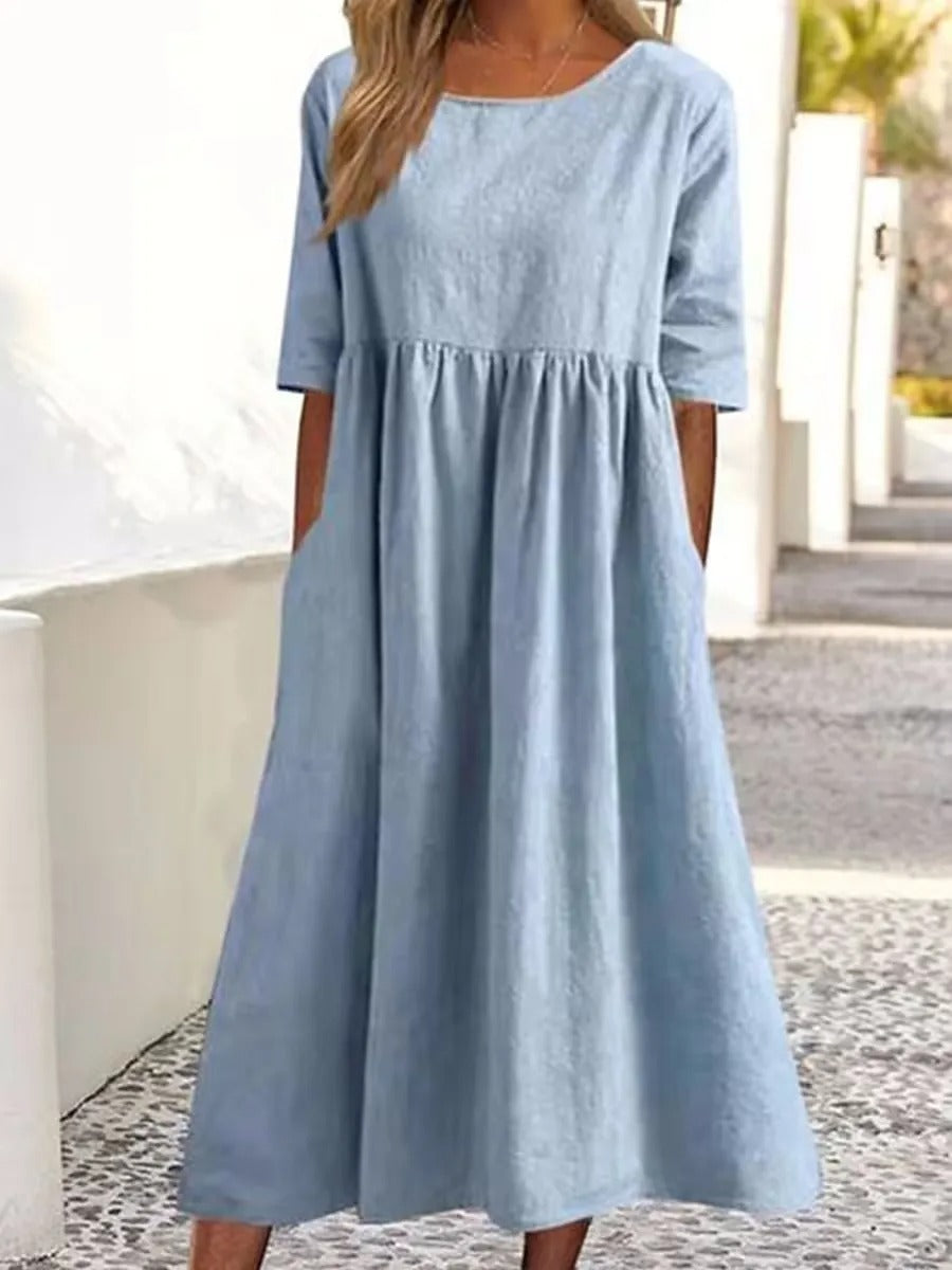 Stilvolles Midi-Kleid