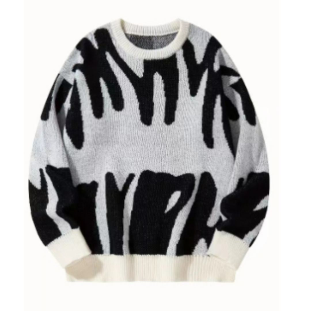 Strickpullover Herren | Klassischer Rundhalsausschnitt