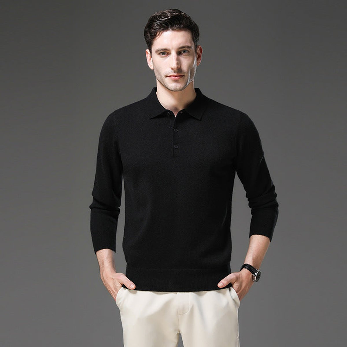 Strickpullover Herren | Polokragen & Elegante Passform 8