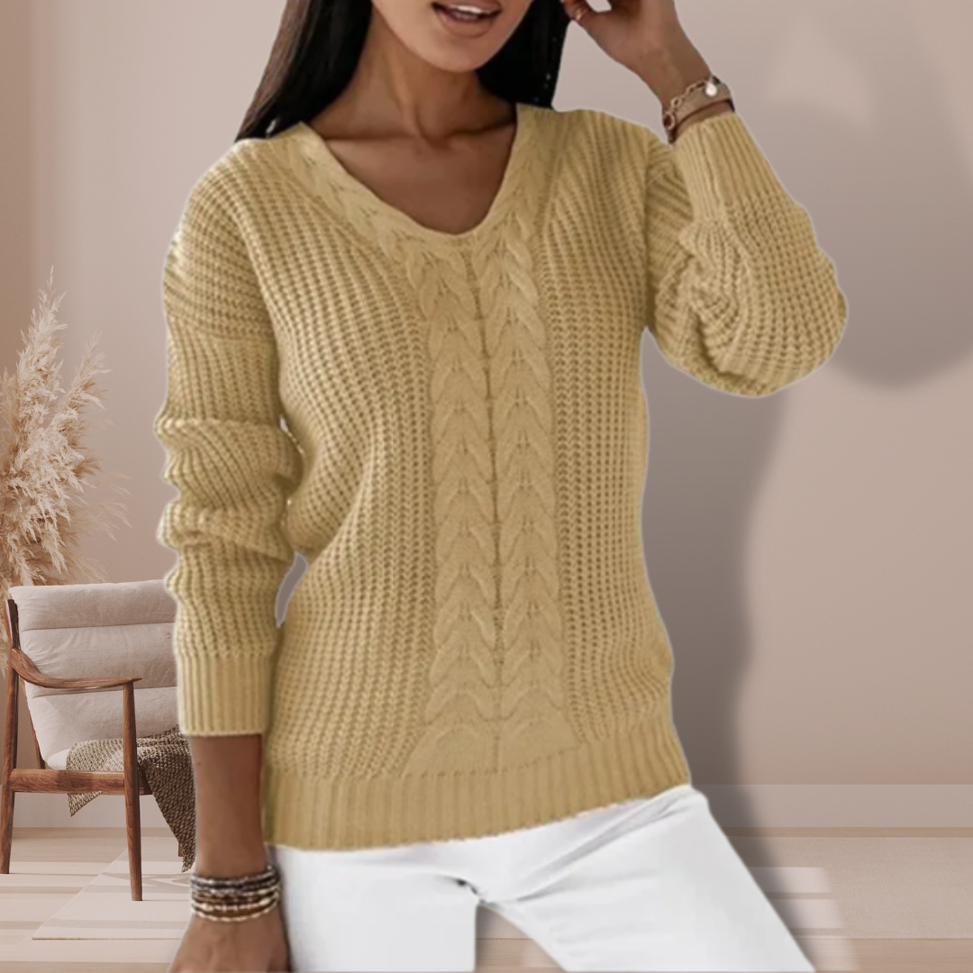 Stylisches Strick-Top Pullover