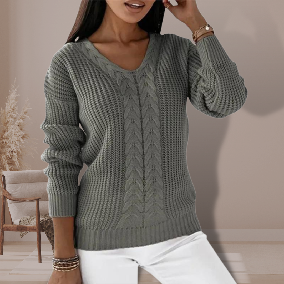 Stylisches Strick-Top Pullover
