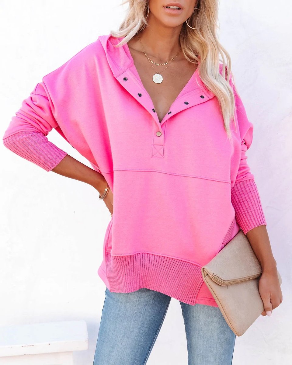 Sweatshirt Damen | Kapuze & Lange Passform
