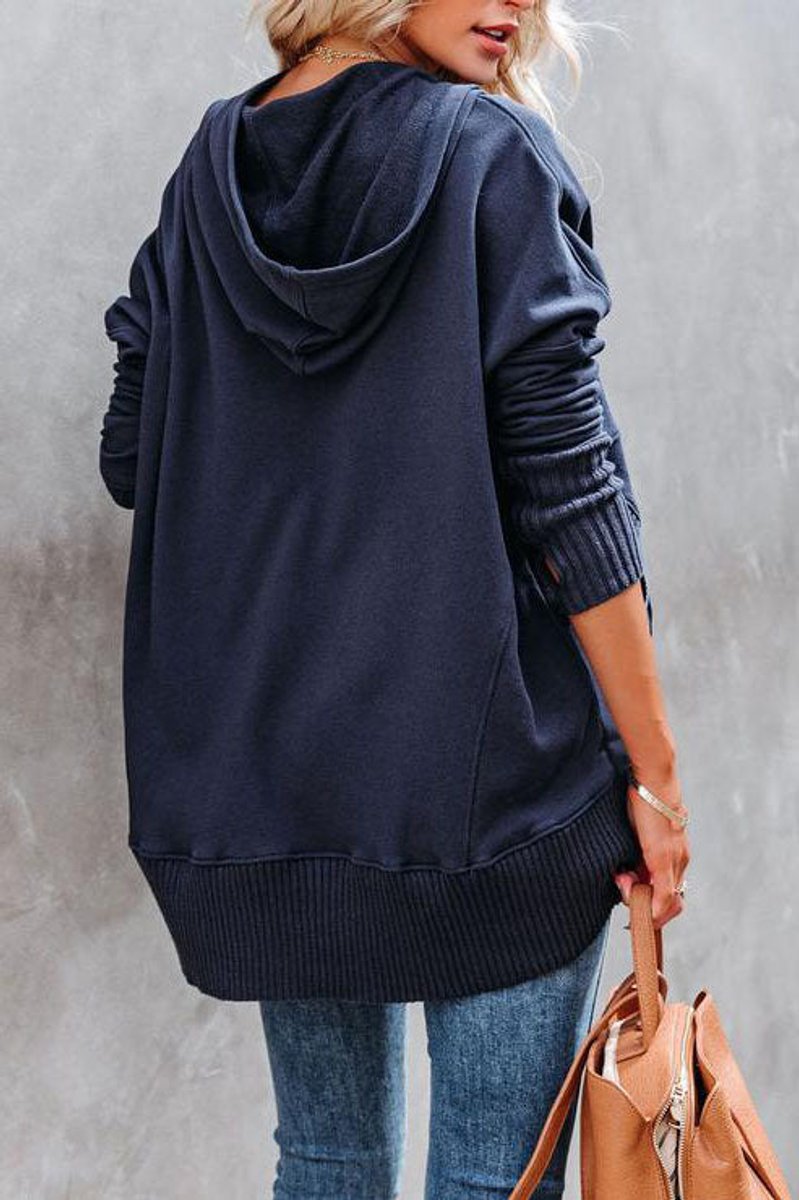 Sweatshirt Damen | Kapuze & Lange Passform