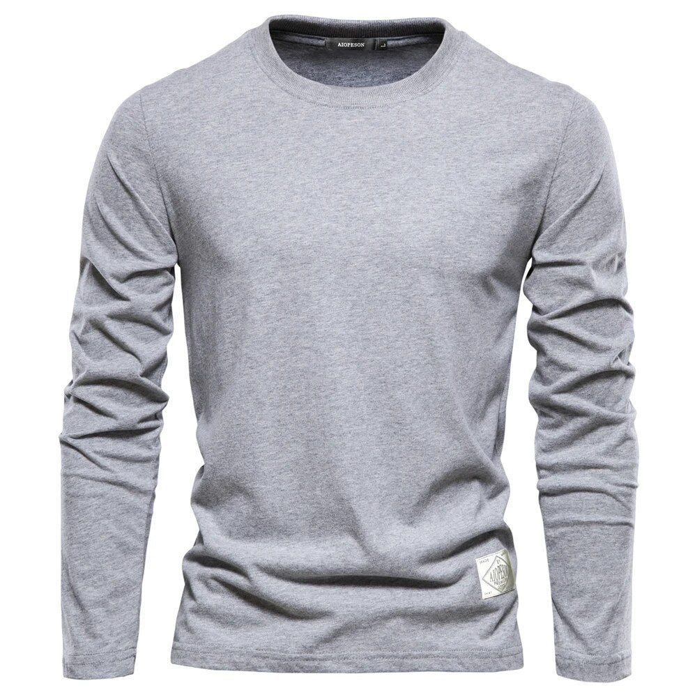 Sweatshirt Herren | Herren Langarmshirt | Rundhals-Form & glatte Front für cleane Layer-Looks