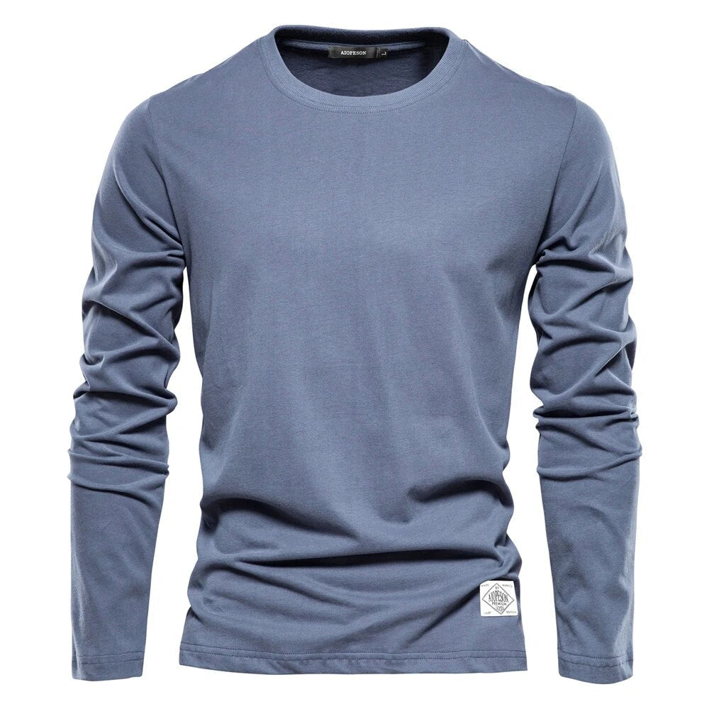 Sweatshirt Herren | Herren Langarmshirt | Rundhals-Form & glatte Front für cleane Layer-Looks