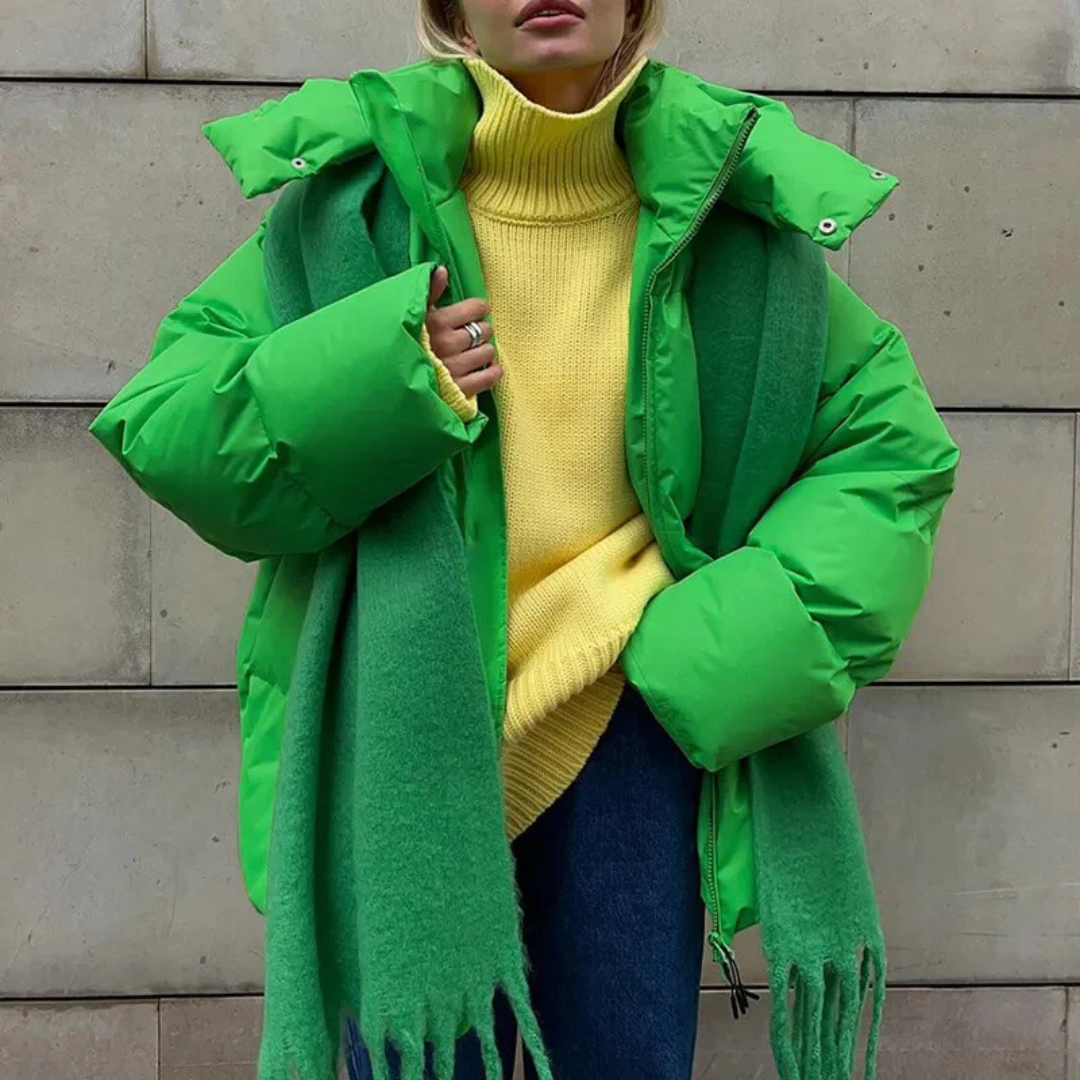 Talia - Damen Puffer Kapuzen Jacke