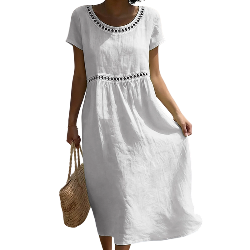 Tarsha – Elegantes Midi-Kleid aus Leinen 0