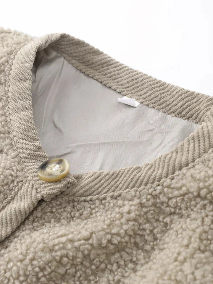 Teddy Strickjacke