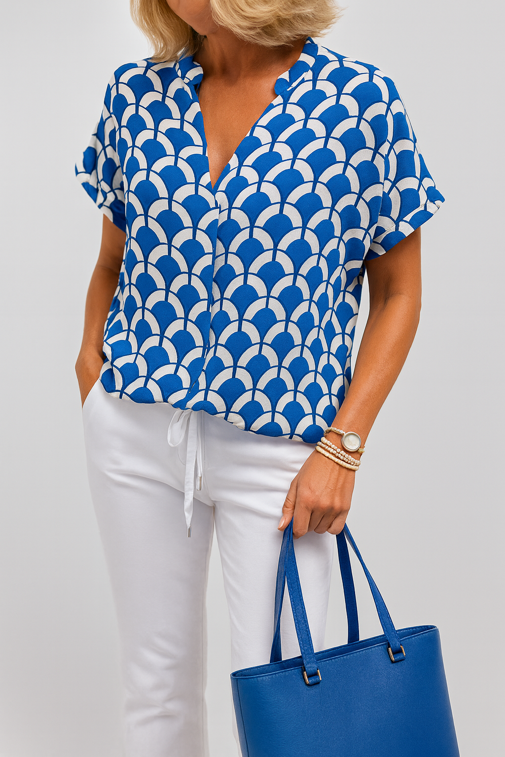 Laura - Bedrucktes lässiges Top 4