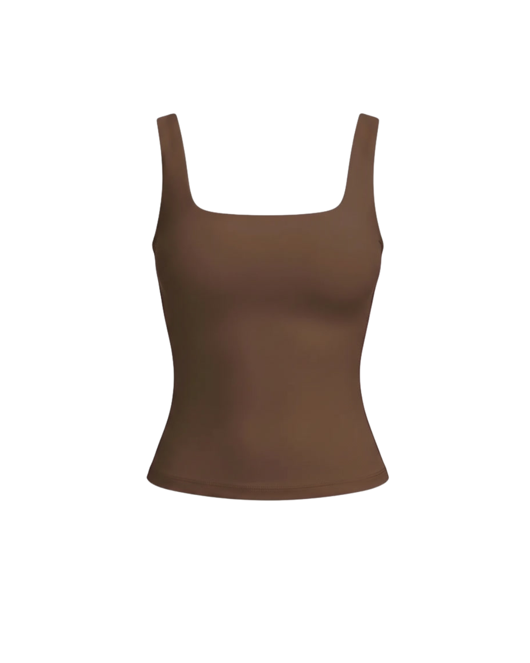 Top Damen | Figurbetontes Basic mit Eckausschnitt
