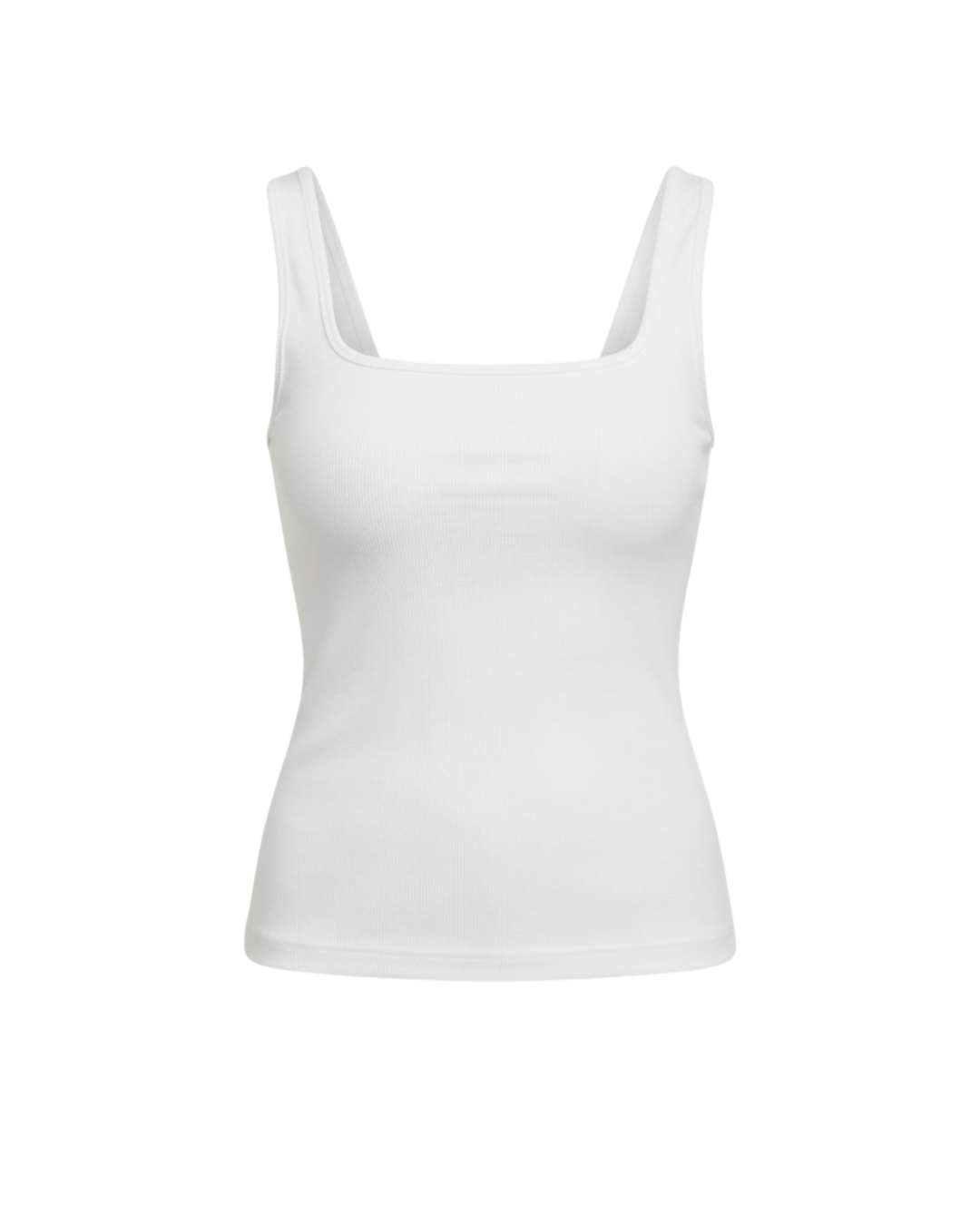 Top Damen | Figurbetontes Basic mit Eckausschnitt