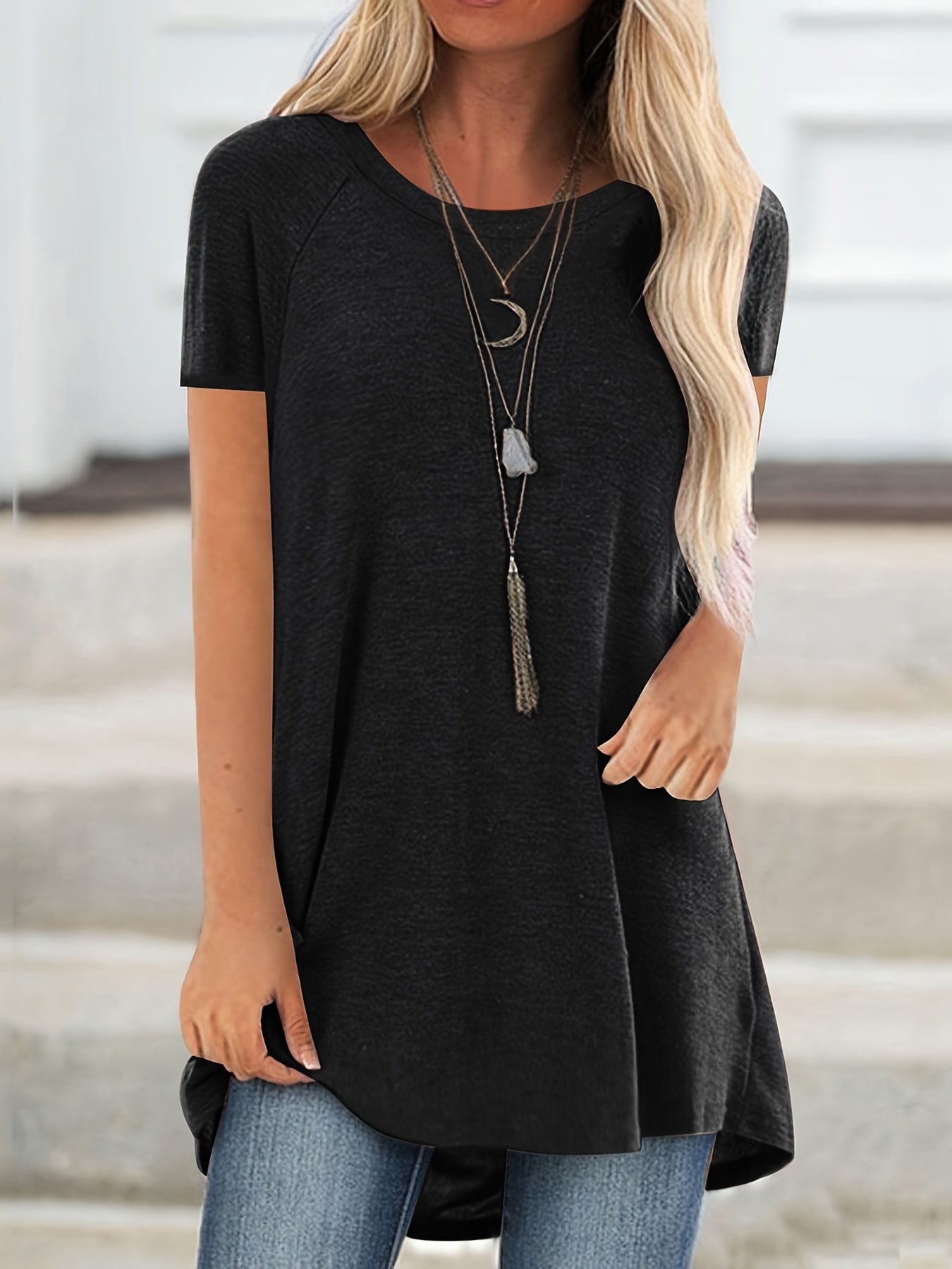 Top Damen | Longshirt-Schnitt & Lässiger Komfort