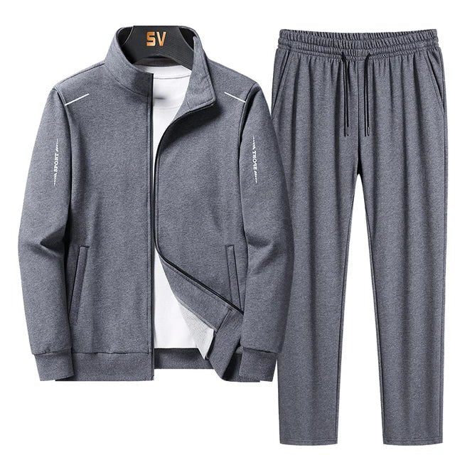Drune | Trainingsanzug – Bequemes Set mit sportlicher Jacke für Männer