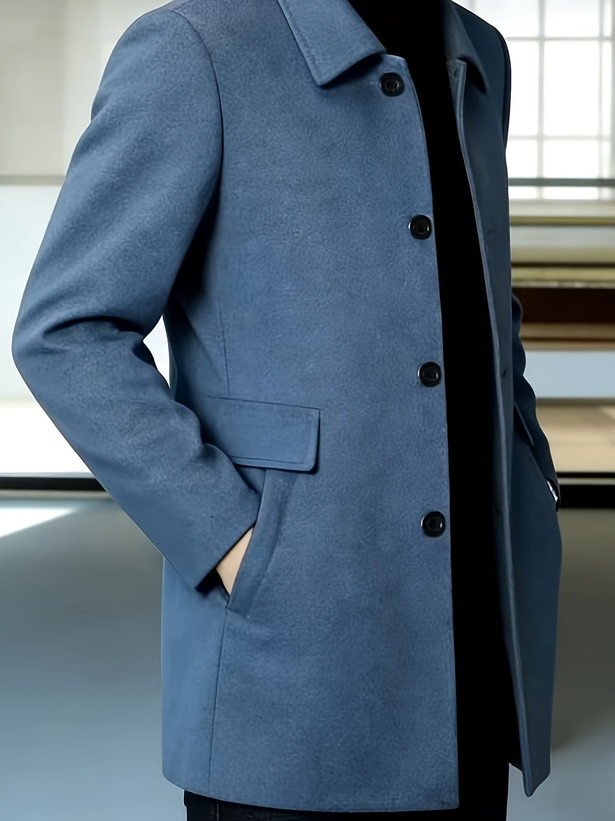 Gerard | Überziehmantel – Eleganter Single-Breasted Stil für Männer
