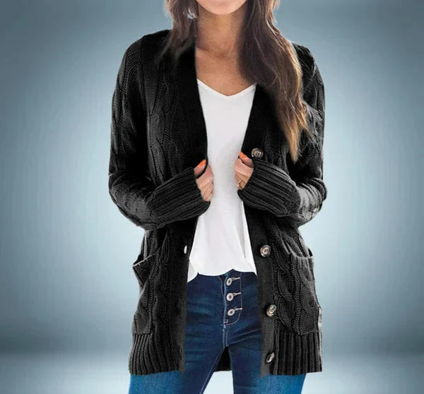 Trendige Strickjacke für Frauen