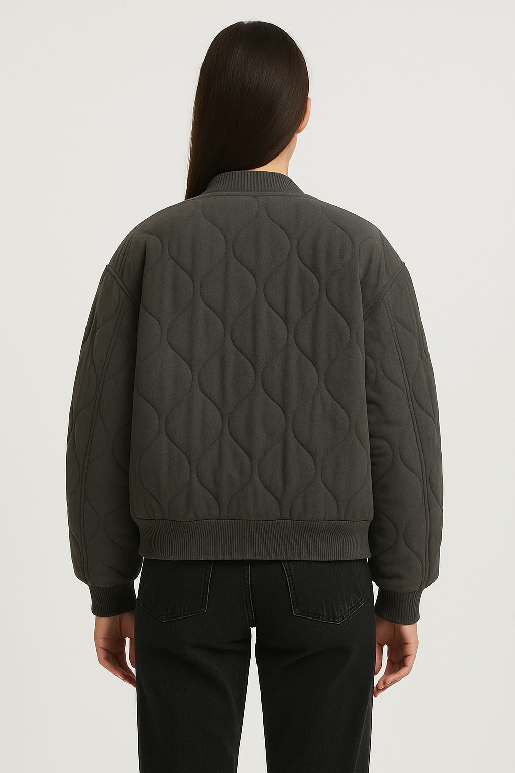 Übergangsjacke Damen | Steppjacke Damen | Druckknöpfe & sichere Pattentaschen