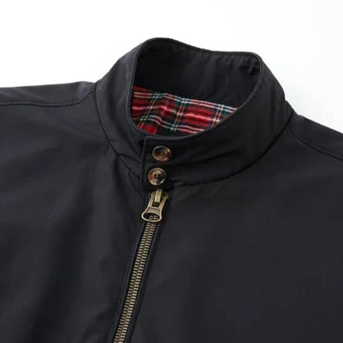 Harrington Jacke Herren | Reißverschluss & Windschutz
