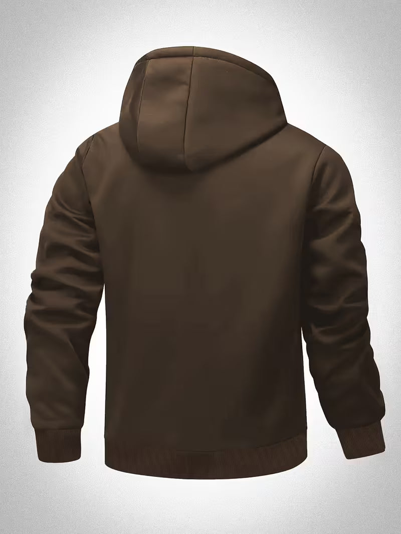 Übergangsjacke Herren | Zip Hoodie Herren | Kapuze & Wärmekomfort