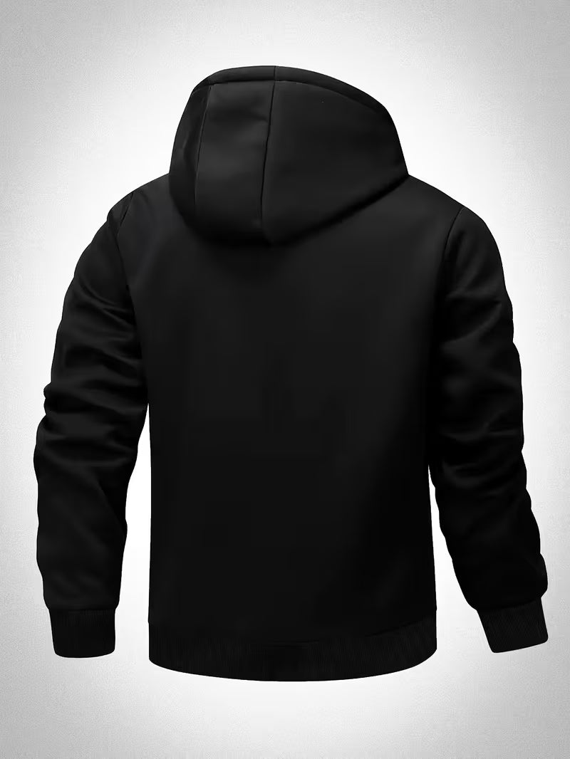 Übergangsjacke Herren | Zip Hoodie Herren | Kapuze & Wärmekomfort