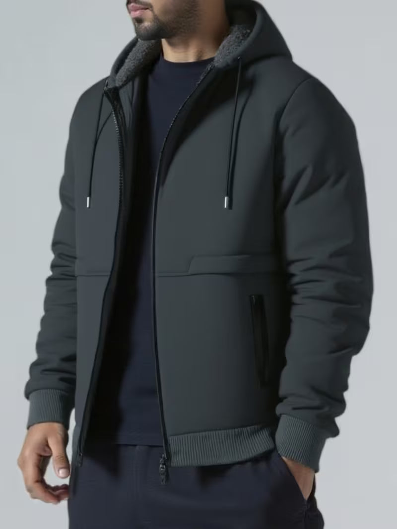 Übergangsjacke Herren | Zip Hoodie Herren | Kapuze & Wärmekomfort