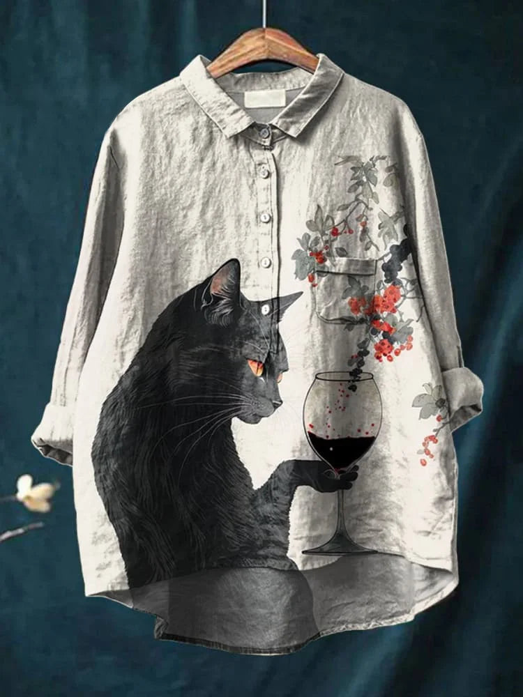 Uluru™ - Katzenkunst T-Shirt 8