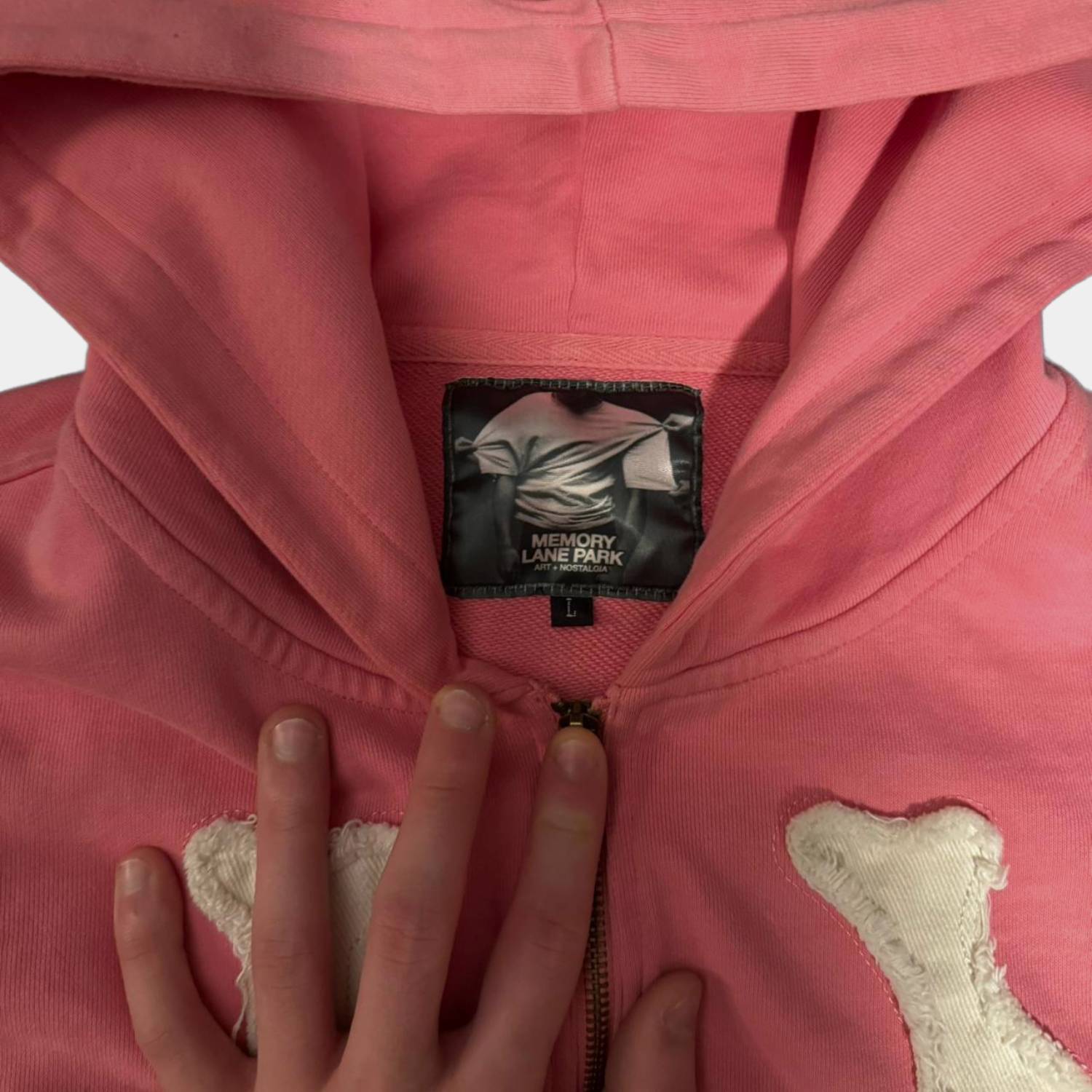 Unisex Kapuzenpullover mit Stickerei und verstellbarer Kapuze 6