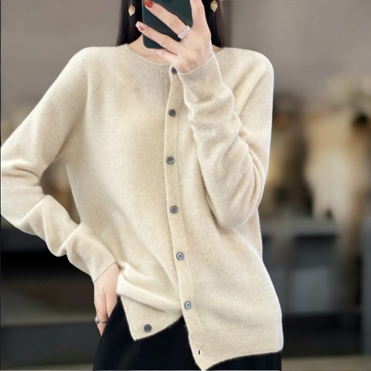 VIVIENNE I WARME GEMÜTLICHE STRICKJACKE 8