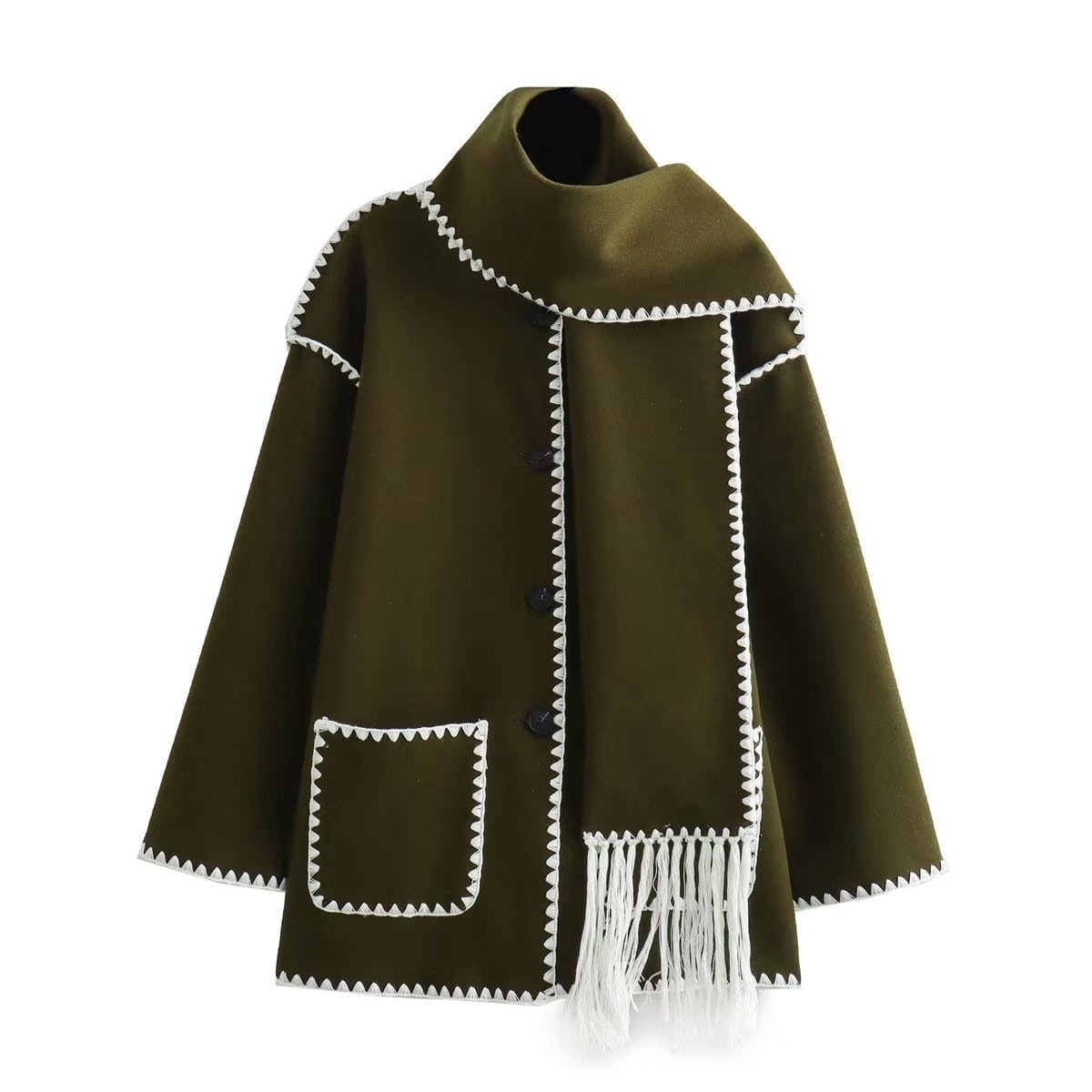 Viona | Bequeme Umhangjacke aus Wolle 2