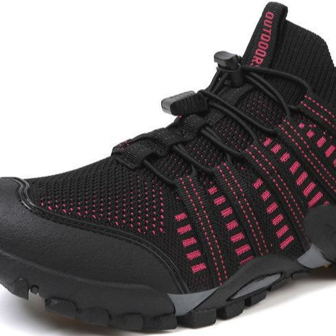 Wanderschuhe Damen | Elastisches Schnürsystem & Rutschfester Halt