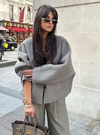 Warmer Damenmode Mantel